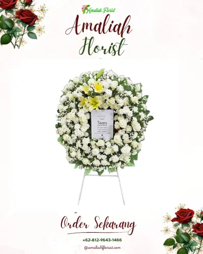 Krans Bunga Duka Cita di Mojotengah