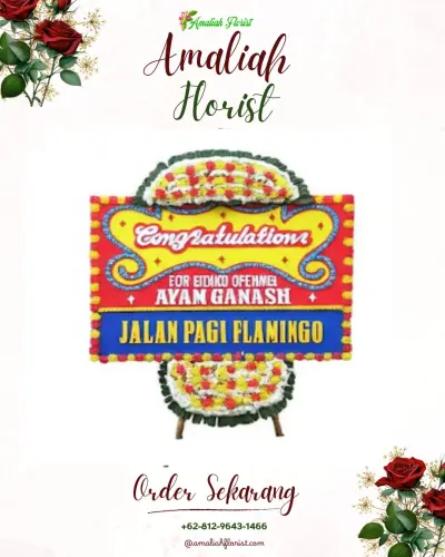 Bunga Papan Congratulation di Mojotengah